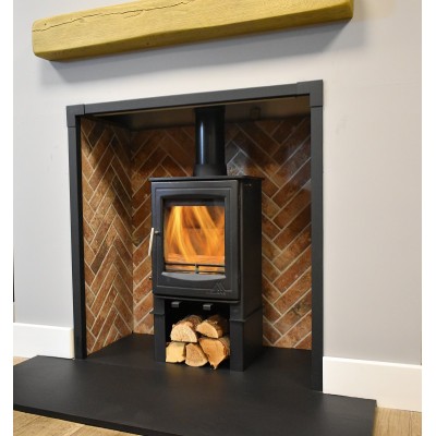 Mourne Eco Portrait Stove with Log Store